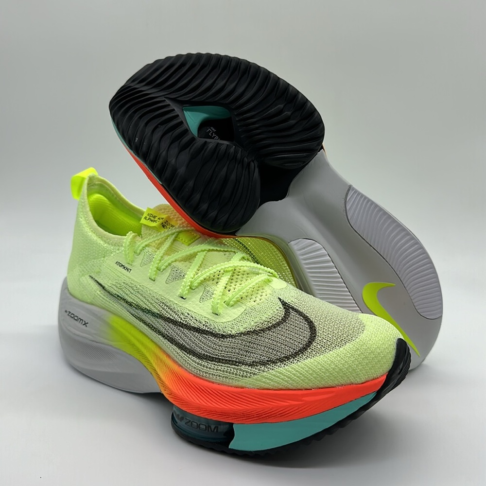 New Mens Nike Air Zoom Alphafly Next% Barley Volt Running Trainer CI9925-700 NIB - Picture 2 of 6
